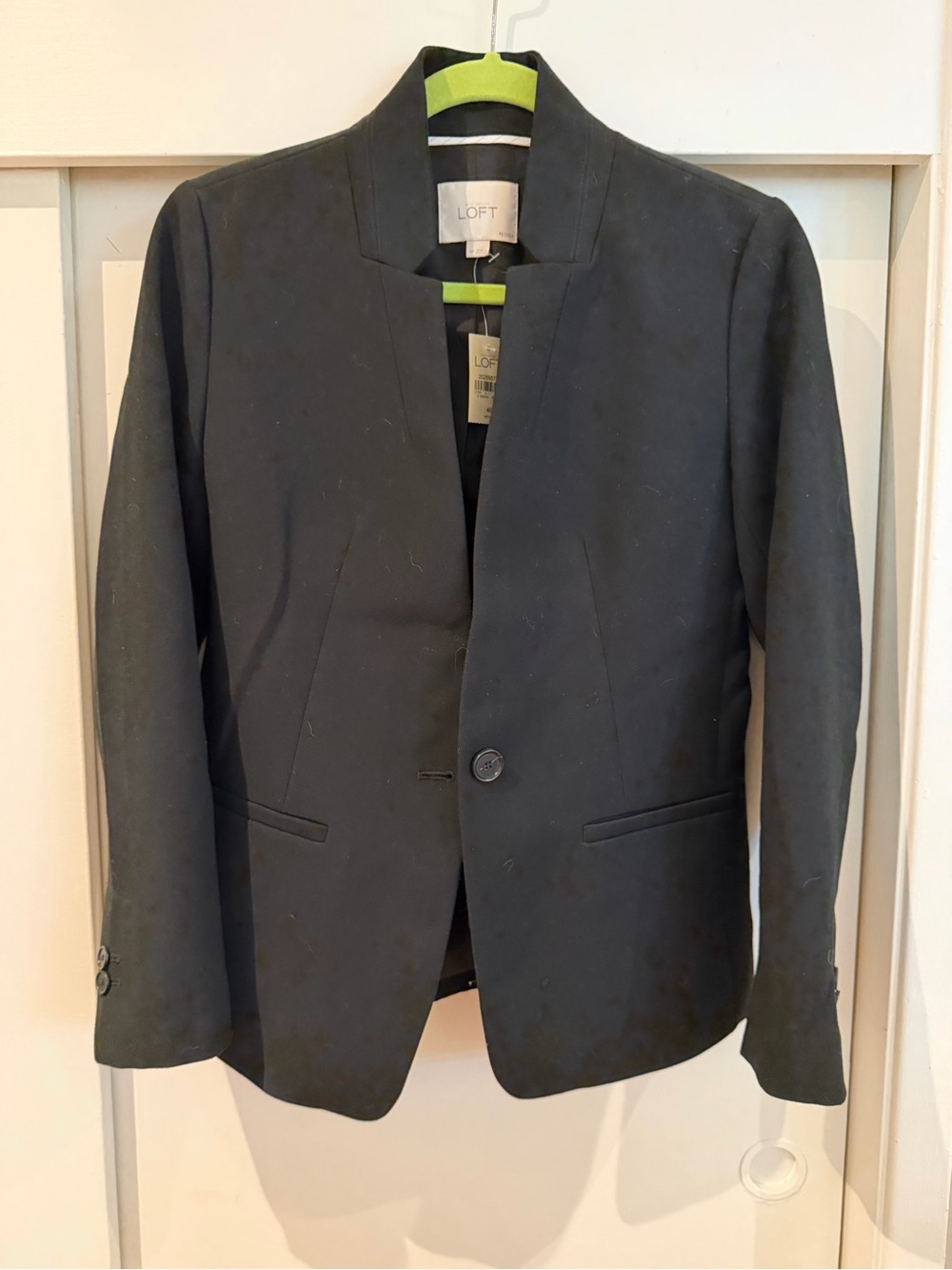 LOFT Black Single-Button Women's Blazer - Petite